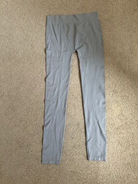 First Looks Light Gray Seamless High-Waist Leggings
